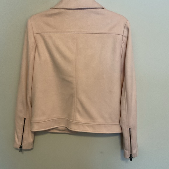 Banana Republic Light Pink Leather Jacket - Picture 3 of 6
